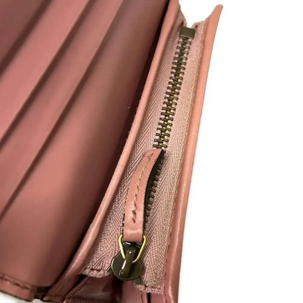 Gucci Cherry Bifold Wallet 476050 Pink Red Multi